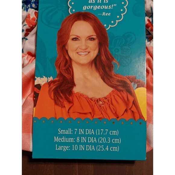 NWT The Pioneer Woman Floral Charming Check & Vintage Splatter 3-Piece Bowl Cove - Picture 2 of 5